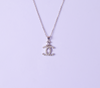 Luxe Monogram Sparkle Chain Set