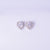 Eternal Heart Spark Stud Earrings