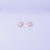 Blush Minimal Stud Earrings