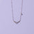 Angelic Pearl Heart Chain Set