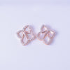 Blush Butterfly Spark Stud Earrings