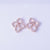 Blush Butterfly Spark Stud Earrings