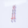 Rose Gold Dual Tone Tassel Drop Earrings
