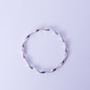 Twisted Wave Minimal Silver Bangle
