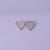 Eternal Spark Pendant & Heart Stud Set