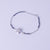 Midnight Bloom Silver Bracelet