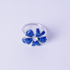 Azure Bloom Statement Ring