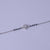 Eternal Heart Halo Silver Mangalsutra Bracelet