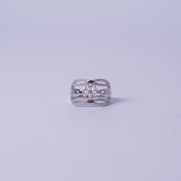 Eternal Bloom Heart Cut Statement Ring