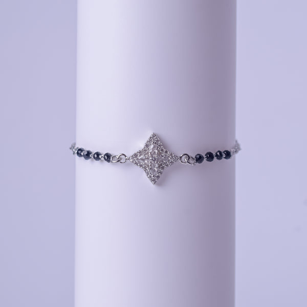Starlight Bloom Silver Bracelet
