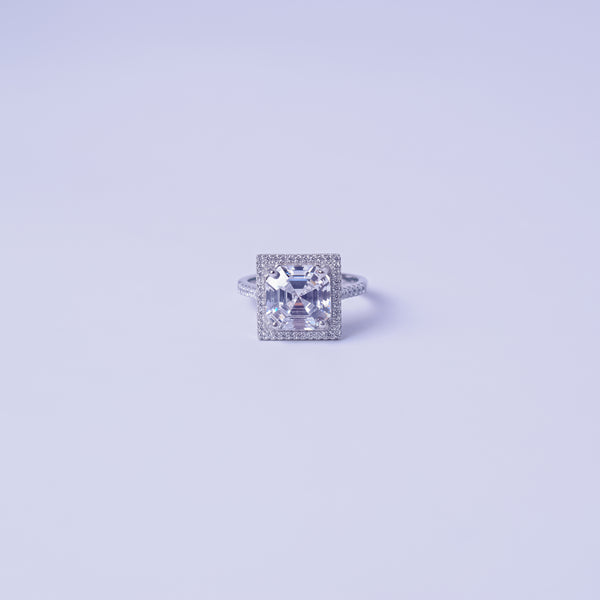 Royal Radiance Halo Ring