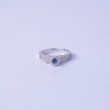 Midnight Bloom Sapphire Ring