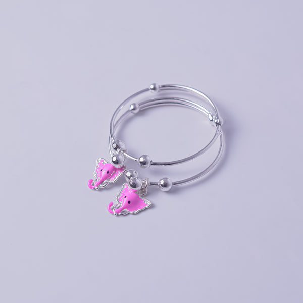 Tiny Elephant Charm Baby Kada
