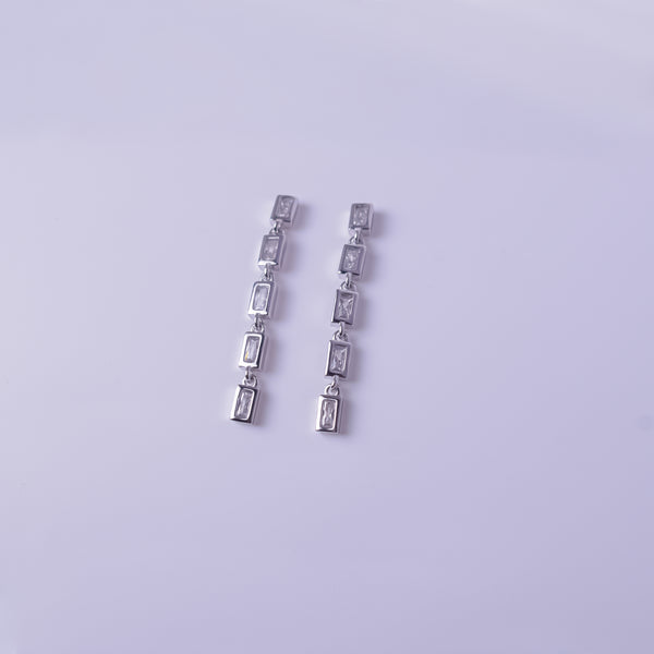 Celeste Crystal Drop Necklace & Earrings Set