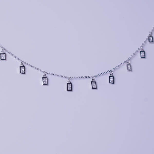 Celeste Crystal Drop Necklace & Earrings Set