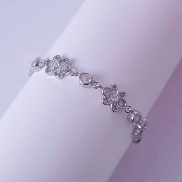 Blossom Sparkle Charm Bracelet