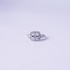 Regal Radiance Cushion Halo Ring