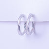 Sleek Twist Hoop Earrings