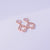 Rosé Bloom Drop Earrings