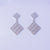 Celestial Grid Drop Earrings