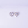 Eternal Heart Spark Stud Earrings