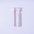 Blush Radiance Bar Drop Earrings