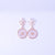 Rosé Pearl Bloom Drop Earrings
