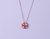 Rosé Heart Charm Chain Set