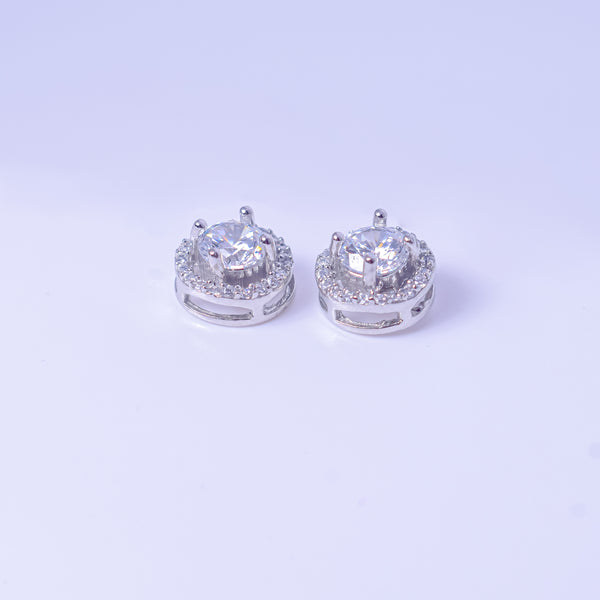 Celeste Halo Stud Earrings
