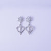 Starlit Heart Drop Earrings