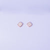 Blush Minimal Stud Earrings