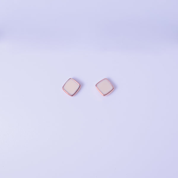 Blush Minimal Stud Earrings