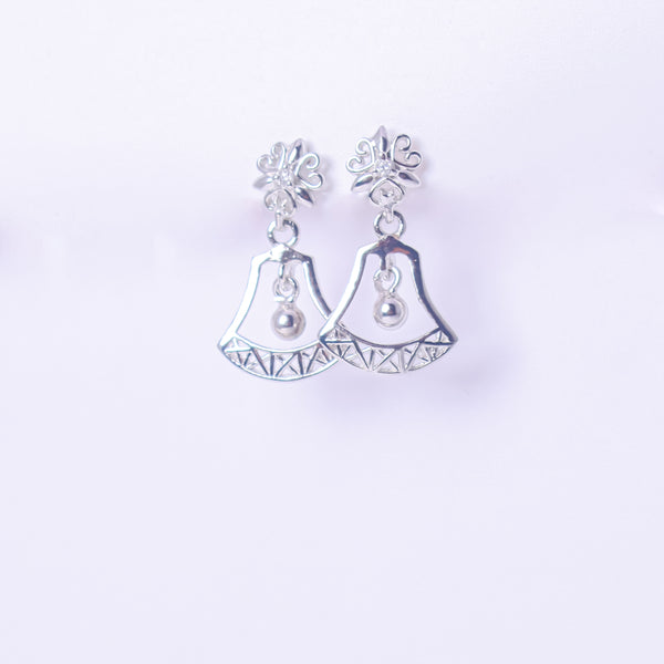 Ethnic Charm Bell Drop Earrings