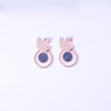 Midnight Swan Stud Earrings