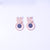 Midnight Swan Stud Earrings