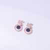 Midnight Swan Stud Earrings