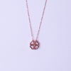 Blush Heart Charm Necklace