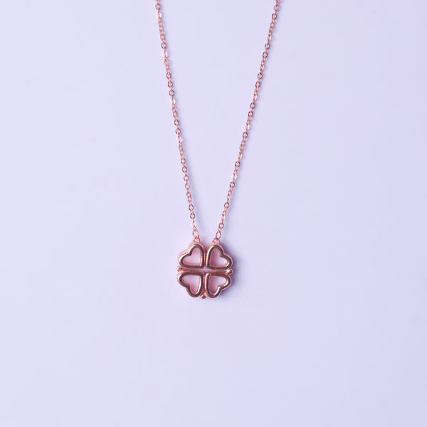 Blush Heart Charm Necklace