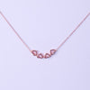 Blush Heart Charm Necklace