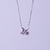 Crystal Bicycle Charm Necklace