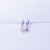 Dainty Heart Charm Hoop Earrings