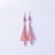 Rose Gold Cone Tassel Drop Earrings