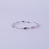 Twisted Wave Minimal Silver Bangle