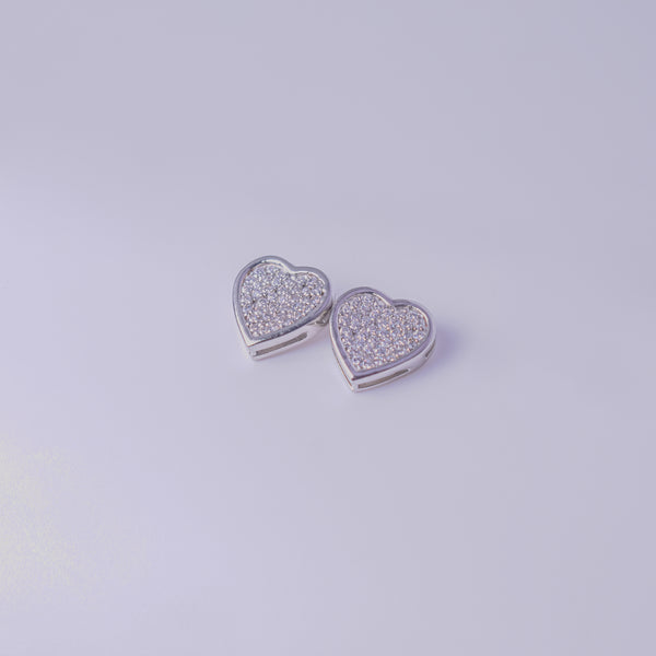 Eternal Spark Pendant & Heart Stud Set