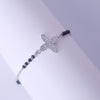 Floral Spark Silver Bracelet