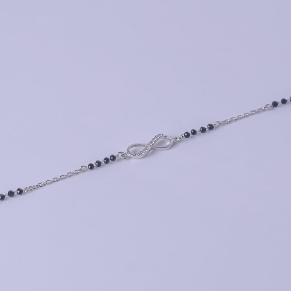 Eternal Grace Infinity Silver Bracelet