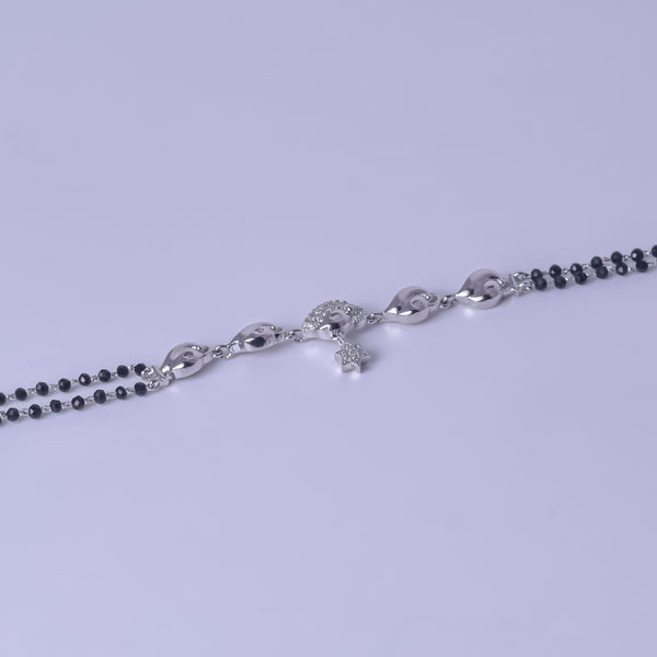 Twinkling Star Charm Silver Bracelet