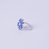 Azure Bloom Statement Ring