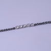 Celestial Teardrop Silver Mangalsutra Bracelet