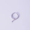 Luxe Zipper Charm Open Ring